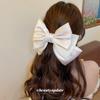 Pinza para el cabello francesa de lujo accesible con lazo extragrande, dulce, elegante, personalizada, clip de resorte, lindo, versátil, accesorios para el cabello de alta gama para mujeres