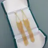 Pendientes Elegantes y Refinados de Perlas Naturales de Agua Dulce con Borlas Dinámicas, Estilo de Nicho de Gama Alta, Pendientes de Perlas que Conservan el Color al por Mayor