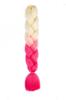 Nueva versión de trenza grande [doble color] Trenza africana sucia peluca trenza cola de caballo fibra química seda de alta temperatura color trenza grande