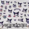 Pegatinas Planas de Dibujos Animados de Alta Apariencia Populares Ins Colección Grande Pegatinas Decorativas para Uñas DIY Portalápices para Estudiantes Impermeables Transparentes