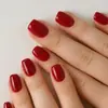 Uñas postizas prefabricadas transfronterizas al por mayor 24 piezas estilo chino color liso puntas de manicura simples puntas de uñas para usar venta caliente de comercio exterior