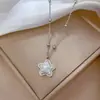 [Aço Titânio Corpo Inteiro] Ji Sereia Estelar Personalidade Fornalha Minimax Corrente de Clavícula Feminina Ouro Real Ins Vermelho Cibernético