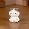 Paisaje en Miniatura Creativo Dibujos Animados Lindo Realista Gatito Animal Figura Decoración Accesorio Adorno de Escritorio
