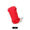 Cuerda Sexy 10m cm Cuerda de Cáñamo Femenina Entrenamiento Sumiso Atadura Cuerda de Algodón Juguetes de Coqueteo para Parejas Productos Sexuales para Adultos Sexy