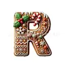 Explosiones Transfronterizas Navidad Árbol de Navidad 26 Decoraciones de Letras de Jengibre Colgante Pequeño de Letra Colgante