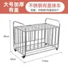 Cesta de Almacenamiento para Baloncesto Carrito de Acero Inoxidable para Guardería Estante Móvil de Almacenamiento para Balones de Fútbol Carrito de Almacenamiento para Pelotas