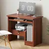 Mesa de Computador Desktop Casa Quarto com Gaveta Impressora Pequena Simples Escritório Mesa de Estudo para Uma Pessoa Tamanho Pequeno Mesa de Computador