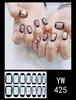 Pegatinas para uñas TE, sin cocción, de moda, finas, arte de uñas de cobertura completa listo para usar, pegatinas de uñas vestibles temu, Sudeste Asiático, Japón, Corea