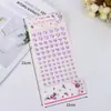 Adesivos DIY de Céu Estrelado Coloridos Grandes Transfronteiriços, Adesivos de Pedras Preciosas, Adesivos de Recompensa de Coração, Adesivos de Diamante para Rosto de Cristal