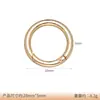 Hebilla de Bolso de Aleación Accesorios Anillo Abierto Móvil Hebilla de Resorte Anillo Bolsos de Joyería Ropa Llavero