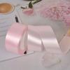 Suministro de fábrica 4cm cinta de poliéster para silla de boda respaldo cinta de satén cinta ramo flor material cinta de embalaje al por mayor