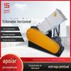 Triturador Elétrico Horizontal Personalizado Máquina Trituradora de Produtos Plásticos Residuais Equipamento de Trituração Industrial Pequeno