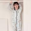 Pijamas Nuevos de Primavera, Otoño e Invierno, Sacos de Dormir para Niños, Colchas Anti-Patadas para Bebés con Piernas Separadas para Niños y Niñas, Suave Algodón Mo Universal para Todas las Estaciones
