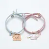 Pulsera para pareja estilo Douyin coolomiletty pulsera magnética de succión para novias un par de gomas para el pelo para novio