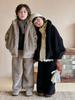 [Liquidação] Novo Conjunto de Inverno 2025 com Pelo para Crianças Meninos e Meninas Jaqueta Quente e Calça Longa Conjunto de Duas Peças