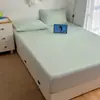 Lençol de verão Sam's mesmo estilo classe A sensação refrescante peça única nylon 88% elastano 12% capa de cama pele de gelo conjunto de três peças