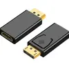 Adaptador grande dp para hdmi conversor de vídeo 4k hd monitor de computador projetor DP para cabeça hdmi