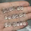 Coleção de Cristal Branco Natural, Contas de Abóbora, Contas de Flor de Maracujá, Acessórios Artesanais, Pulseiras DIY Feitas à Mão, Joias da Moda