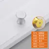 Moderno simples gaveta de cabeceira guarda-roupa armário móveis porta maçaneta redonda furo único liga de alumínio espacial pequena maçaneta