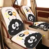Cojín para Asiento de Coche Verano Seda de Hielo Funda para Asiento Casual Dibujos Animados Cojín de Asiento de Medio Paquete Cuadros Antideslizante Transpirable Cojín para Asiento Trasero
