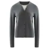 Estilo de lujo ligero, tejido de cachemira abotonado, imitación de dos piezas, prenda exterior amigable con la piel, nueva colección otoño/invierno 2026, top suéter