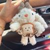 Peluche de Conejo de Orejas Caídas Llavero Colgante Muñeca Pareja de Conejos Decoración de Mochila Regalo de Cumpleaños Máquina de Garra