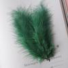 Decoración de plumas color pluma de pavo cola puntiaguda red de atrapasueños de terciopelo material bola ondulada relleno de caja de regalo accesorios para fotografía