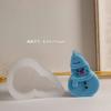 Vela de Muñeco de Nieve Navideño Vela Aromática Hecha a Mano Molde de Silicona DIY Bufanda de Lana Molde Delgado para Vela de Muñeco de Nieve