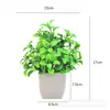 Vaso de flor artificial folhas artificiais planta verde desktop criativo casa sala de estar sala de jantar decoração atacado transfronteiriço
