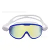Gafas de natación para adultos impermeables antivaho coloridas galvanizadas gafas pequeñas gafas de natación de competición cómodas gafas de natación de silicona venta al por mayor
