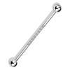 Nuevo Producto F136 Aleación de Titanio Puente de Oreja Joyería para Piercing Corporal Zirconia Microincrustada Varilla Larga de 38 mm Clavo para Hélice Auricular