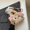 Bolso de peluche otoño e invierno Nuevo conejo de dibujos animados chica en línea celebridad lindas orejas de conejo bolso peludo bolso de mujer de alto sentido