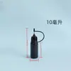 En stock al por mayor tapa de pinhole de PE botella de plástico botella para inyección de aceite esencial pigmento boca puntiaguda dispensación extrusión botella de aguja dividida