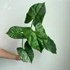 Flores Artificiales de Gran Venta Transfronteriza: Semillas de Hojas de Caladio de Colores de 7 Ramas, Caladio de Hoja Grande, Semillas de Caladio Bicolor, Flores de Maceta de Cuatro Estaciones, Flores Artificiales