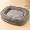 Cama para Perros Transfronteriza con Recinto Sencillo y Protección para el Cuello, Cama Sofá para Perros Medianos y Grandes, Adecuada para Todas las Estaciones, Cama para Dormir Perros, Cama para Mascotas