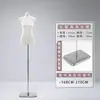 Mannequin Plano Estilo Coreano para Loja de Roupas, Meio Corpo para Vitrine, Manequim Plano para Peito, Suporte de Exibição de Modelo para Roupas Femininas, Corpo Inteiro