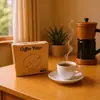 Papel de Filtro Redondo Fammy para Cafetera Cafetera Moka Filtro de Papel Universal Conveniente para Cafetera de Goteo Manual Filtro de Papel para Cafetera de Goteo en Frío