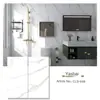 Pegatina de pared imitación azulejo de PVC, tablero de aluminio y plástico grueso impermeable y a prueba de humedad, sala de estar, cocina, baño, tablero protector de pared, decoración y embellecimiento