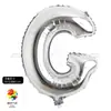 Globo Alfanumérico Mediano Dorado y Plateado de 32 pulgadas Decoración de Cumpleaños Papel de Aluminio Fiesta de Bodas Set de Película de Aluminio Arreglo Globo