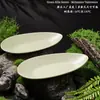 Yunnan, Guizhou, Sichuan prato de conceito artístico prato de servir comercial culinária do Sudeste Asiático prato bonito e colorido prato fundo irregular criativo louça de melamina