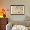 Nova Pintura Decorativa para Sala de Estar Estilo Chinês, Hall de Entrada, Sala de Estar, Sala de Estudo Pintura de Parede para Pendurar, Sala de Chá, Pássaro Magpie, Flores, Pássaros, Parede de Fundo com Bambu