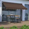 Tienda Exterior de Fábrica Tienda Toldo Plegable sin Taladro Toldo Retráctil para Patio Alero Paraguas Solar de Manivela