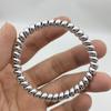 Transfronteiriço novo prata brilhante super brilhante preto gun metal bronze espiral elástico linha telefônica Anel de cabelo feminino adorno de cabeça sem costura