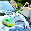 Mop Telescópico de Chenille para Lavagem de Carros, Esponja de Limpeza Macia para Remoção de Poeira de Carros, Ferramenta Luva de Limpeza para Carros