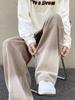 Pantalones de Mezclilla Grises con Degradado Nuevos 2024 para Hombre, Estilo High Street Rectos Holgados, Pantalones de Pierna Ancha de Longitud Completa Estilo Americano
