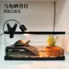 Lámpara de Sol para Tortugas con Temporizador, Lámpara Solar Pequeña para Mascotas, Lámpara de Calentamiento Suplemento de Calcio, Lámpara de Sol UVB para Reptiles Lagartos