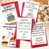 Set de Envoltorio para Tarjeta de Felicitación de Cumpleaños Humorística de Gran Tamaño Transfronteriza Tarjeta Plegable Creativa Peculiar Hecha a Mano