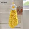 Bonita toalla de mano con diseño de flores para colgar en el hogar, cocina, baño, de alta calidad, absorbente de agua, de secado rápido, gruesa.