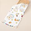 [Modelo Asequible] Venta al por Mayor de Fábrica Toalla para Niños de Gasa de Algodón Puro de Seis Capas 25x50cm Toalla para Niños Infantil