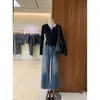 Elegante camiseta de cuello Henley - estilo minimalista, camiseta de manga larga con botones, perfecta para principios de otoño, corte ajustado, capa base versátil para el día a día para mujer